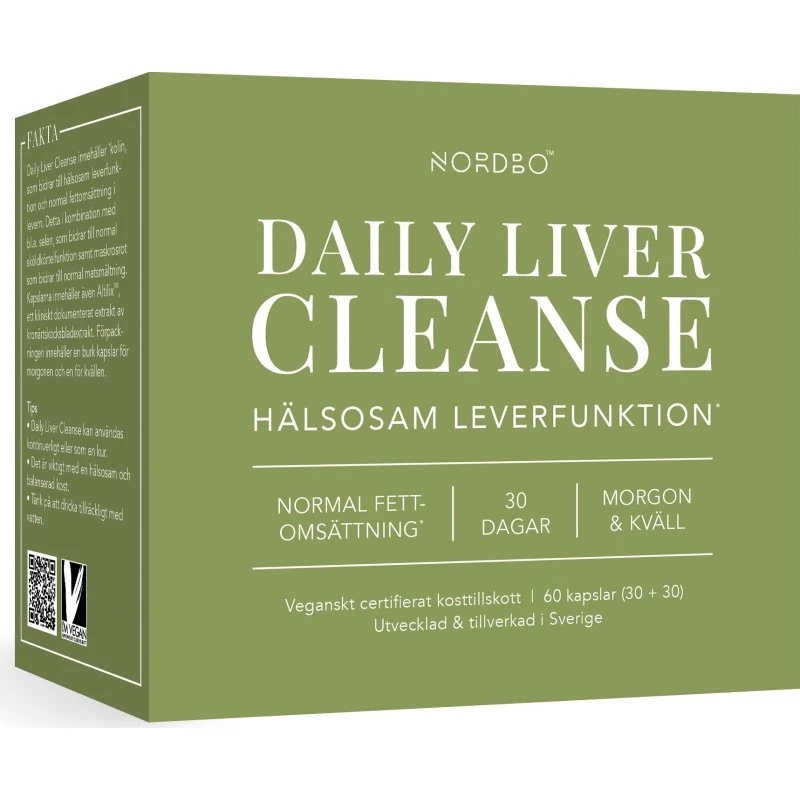Nordbo Daily Liver Cleanse 60 kapsler