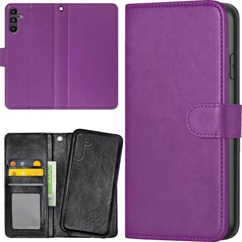 Samsung Galaxy S25 FE Mobilcover med Pung - Lilla