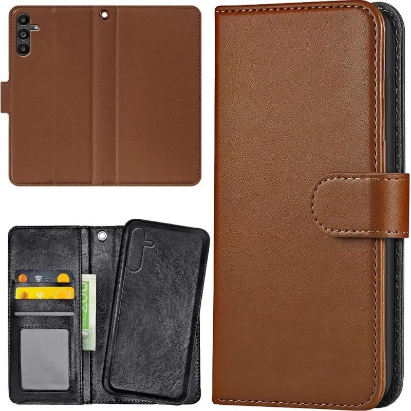 Samsung Galaxy A56 5G Cover med Pung - Brun