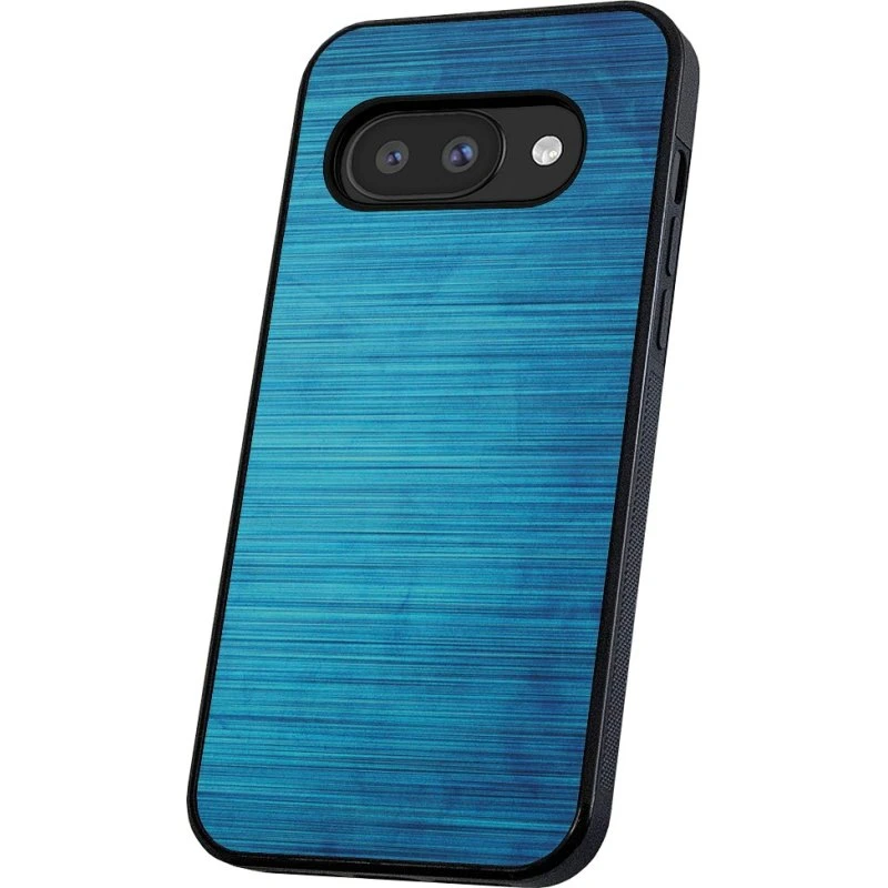 Google Pixel 9A Cover - Sort Ridset Tekstur