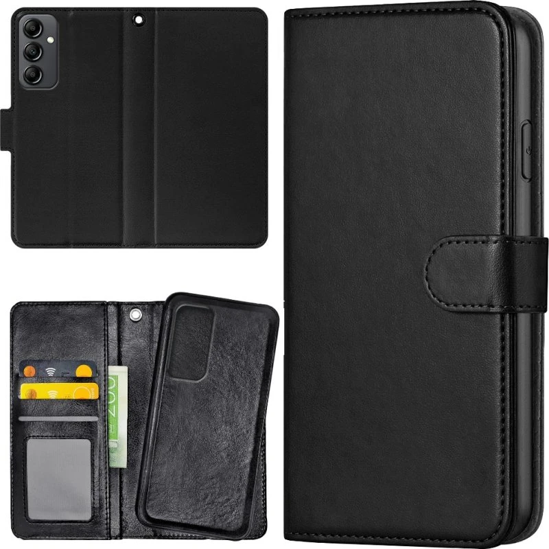 Samsung Galaxy S23 FE Cover med Pung - Sort