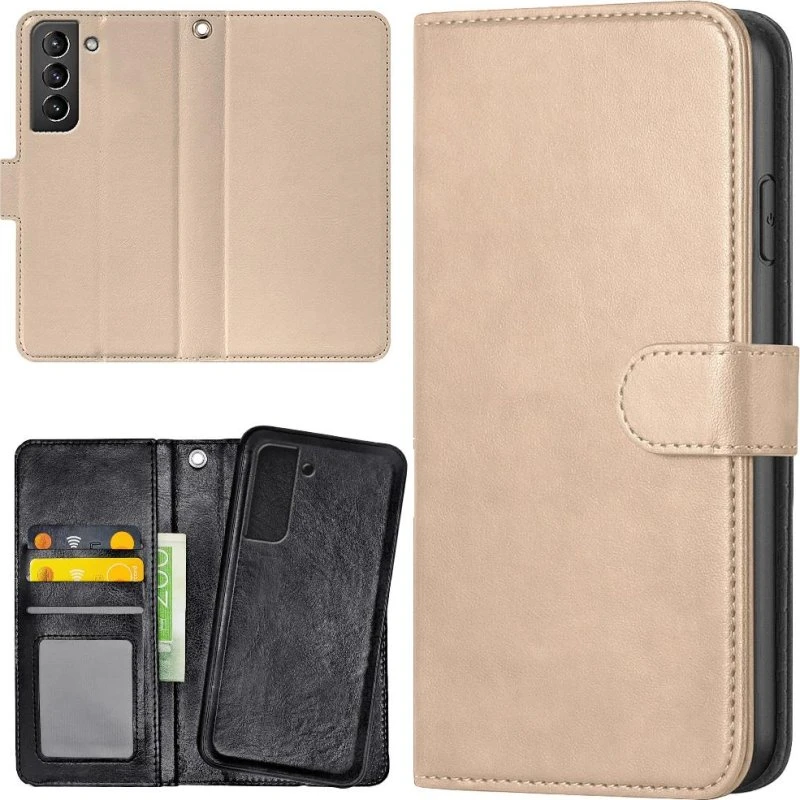 Samsung Galaxy S22 Plus Cover med Pung - Beige