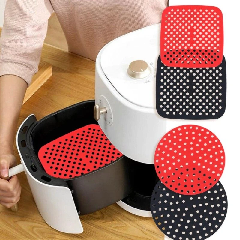 Airfryer Silikoneindsats - Firkantet Måtte (S)