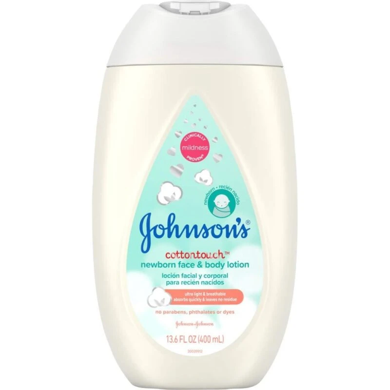 Johnson's Baby Cotton Touch Face & Body Lotion 13,6 Fl Oz (2 stk)