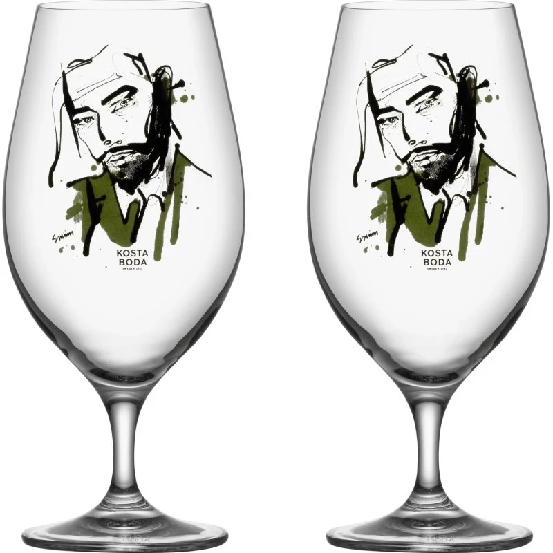 Kosta Boda All About You ølglas, 2 stk. 40 cl, Want Him