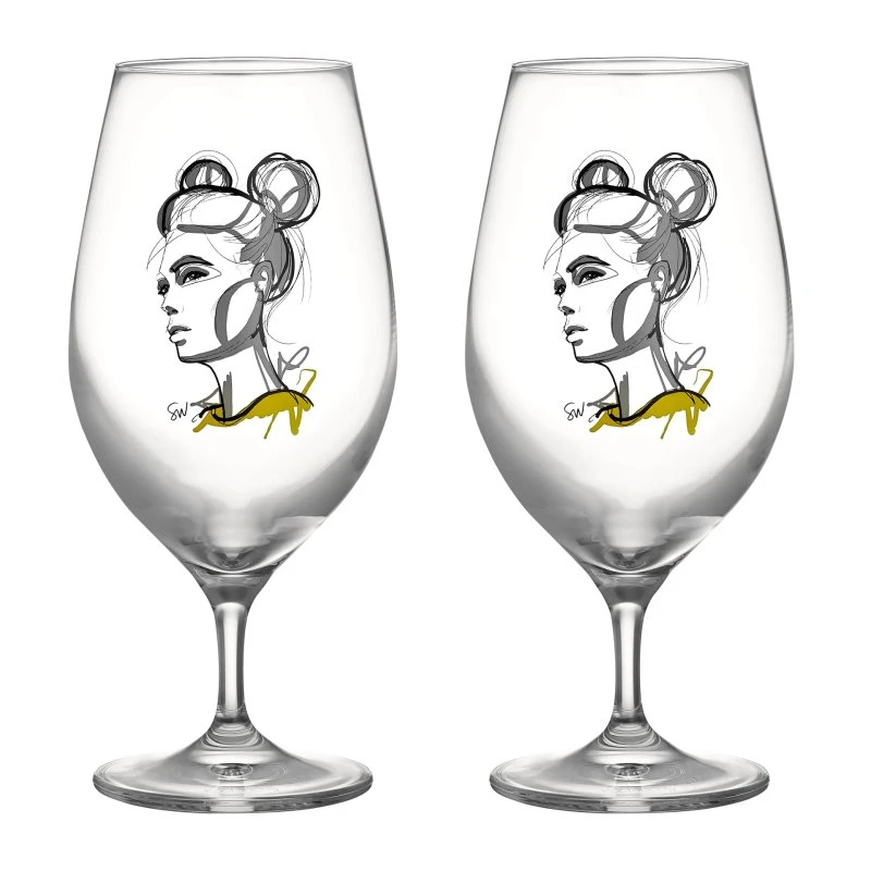 Kosta Boda All About You Ølglas, 2 stk. 40 cl - Cheers to you