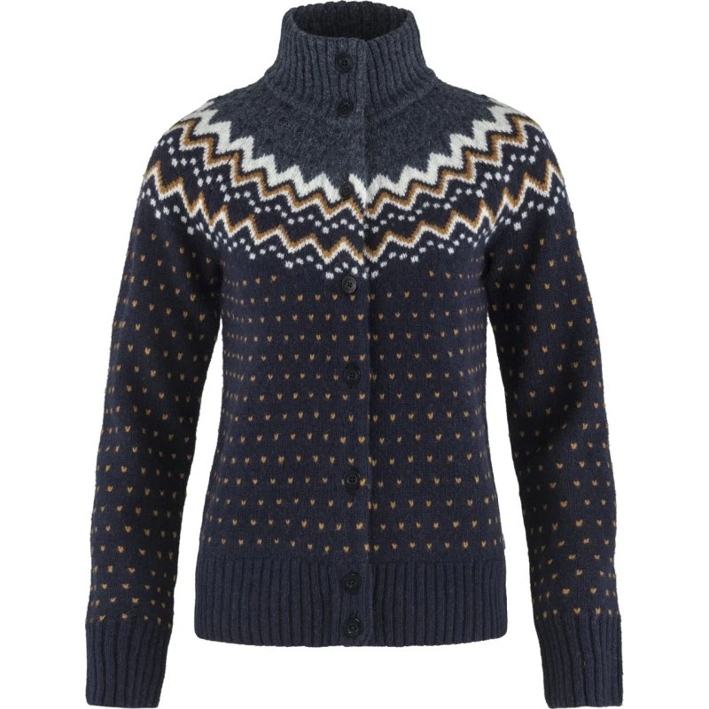 Fjällräven Övik Knit Cardigan W - Dark Navy, XS