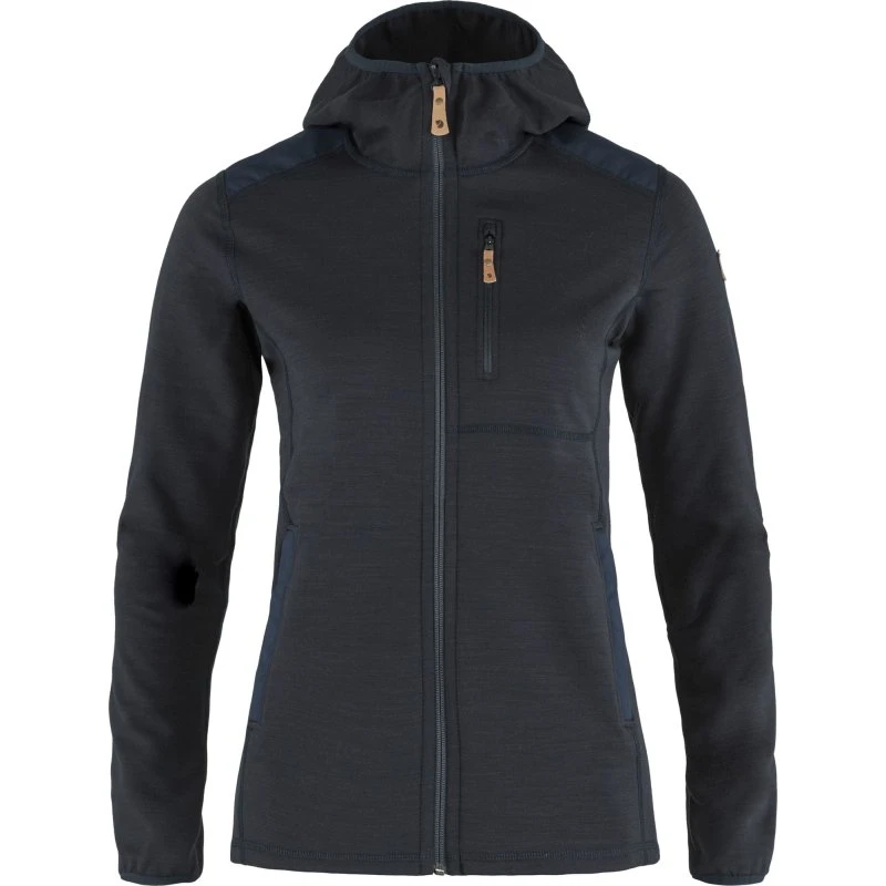 Fjällräven Keb Fleece Hoodie W - Dark Navy - L