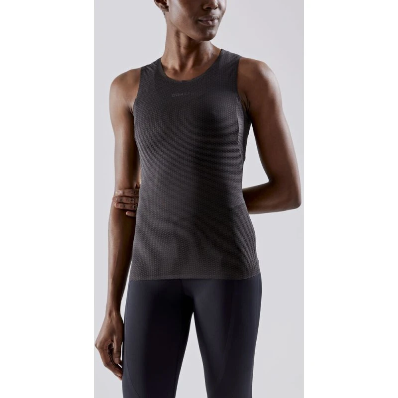 Craft Active Nanoweight ærmeløs svedundertrøje - Sort - Dame
