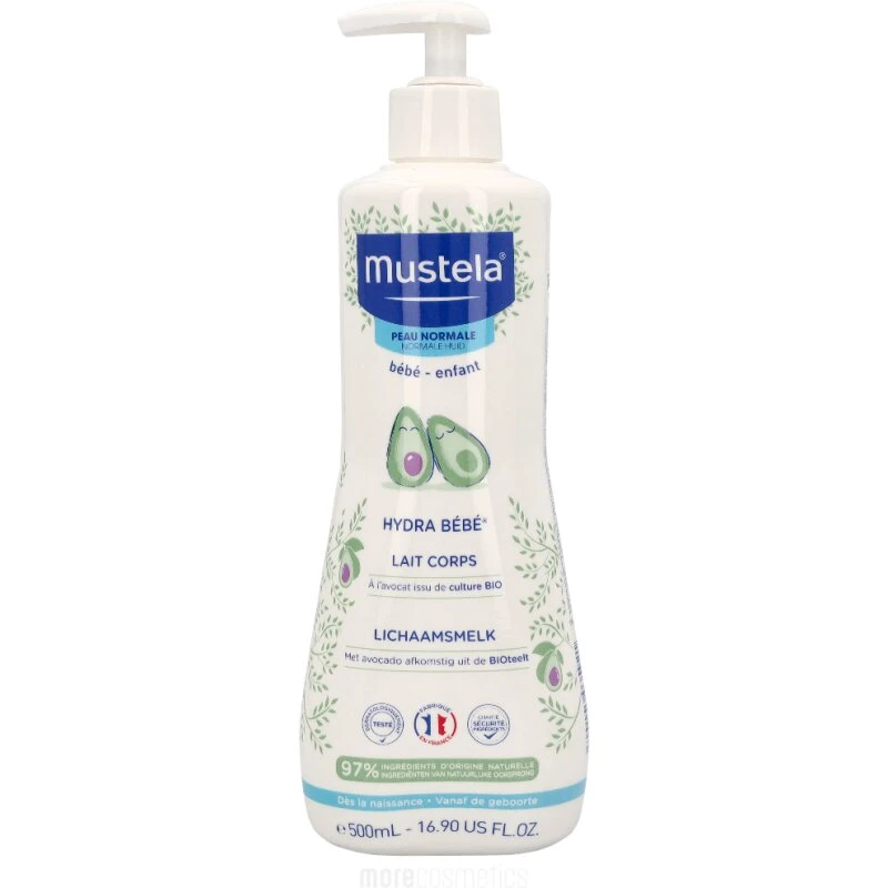 Mustela Hydra Bébé Body Milk med avocado 500 ml