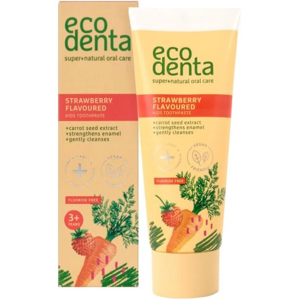 EcoDenta Wild jordbærtandpasta til børn 100 ml (Calident)