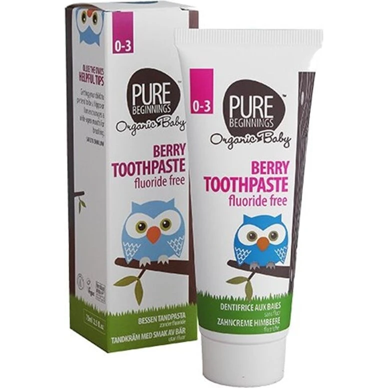 Pure Beginnings Berry tandpasta 0–3 år, 75 ml