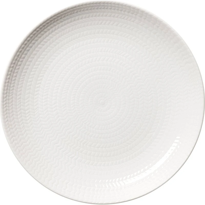 Rörstrand Blå Eld tallerken, 26 cm, hvid