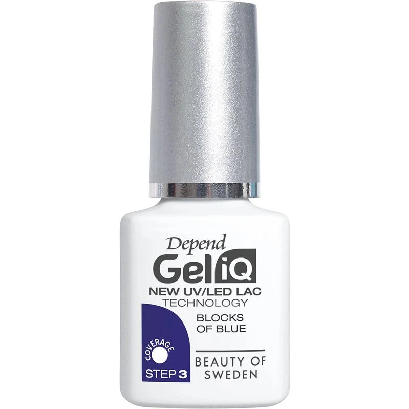 Depend Cosmetic Gel iQ Polish Step 3 - Blocks of Blue - 5 ml