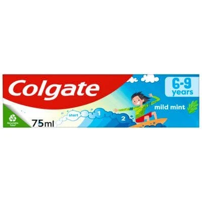 Colgate Kids Tandpasta 6-9 år Mild Mint 75 ml