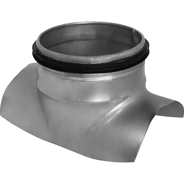 Påstik centrisk Ø500-Ø160, galvaniseret