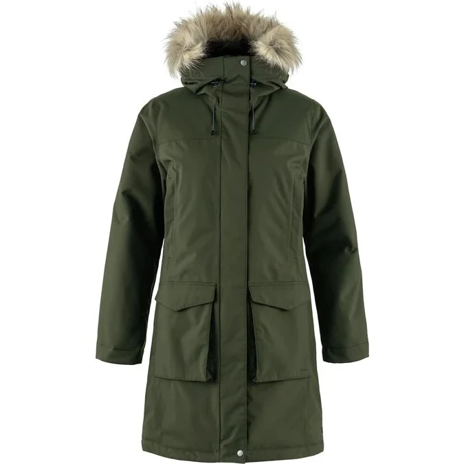 Fjällräven Nuuk Lite Parka W - Deep Forest, XS