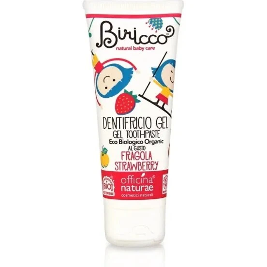 BIRICCO Økologisk Børnetandpasta Jordbær 75 ml