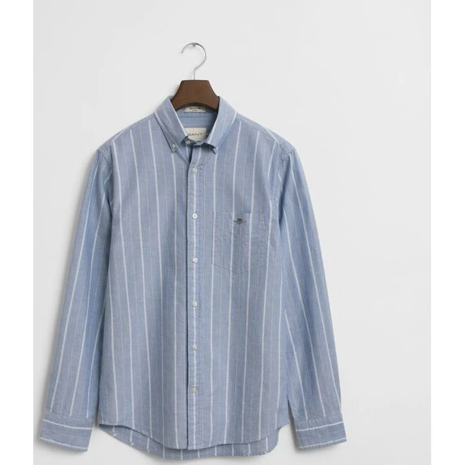 REG Classic Oxford Stribet Skjorte