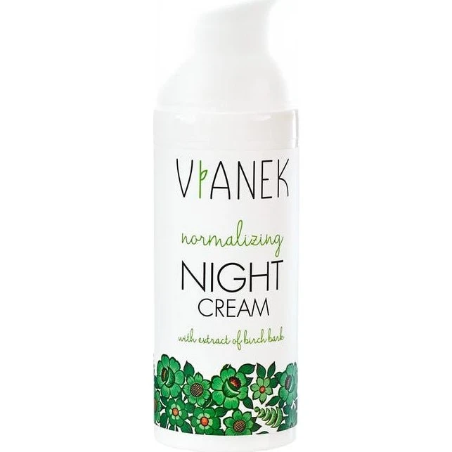 Vianek Normaliserende Natcreme til Normal og Fedtet Hud, 50 ml