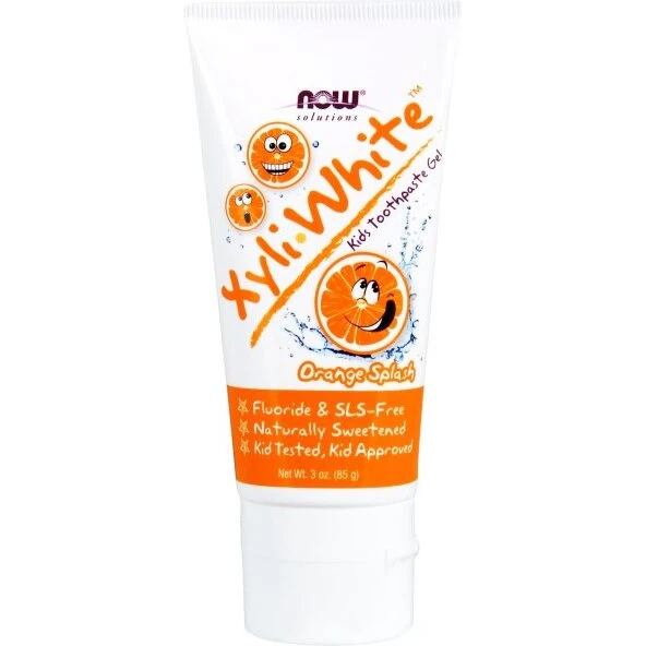 NOW XyliWhite Kids tandpasta gel Orange Splash 85 g