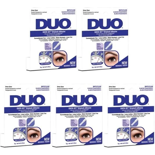 Ardell DUO Quick-Set Eyelash Glue Transparent 5-pak