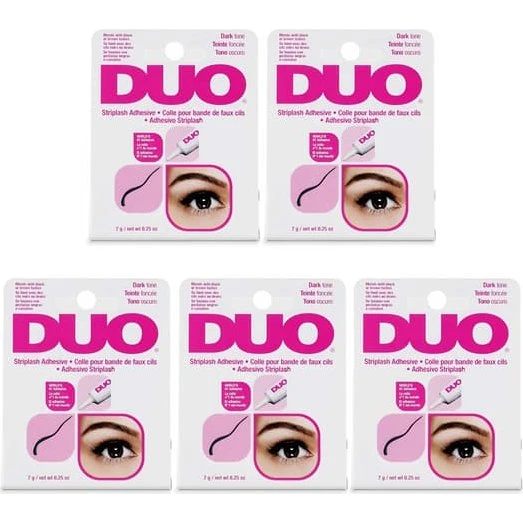 DUO Striplash Adhesive Dark Tone Øjenvippelim, 5-pak