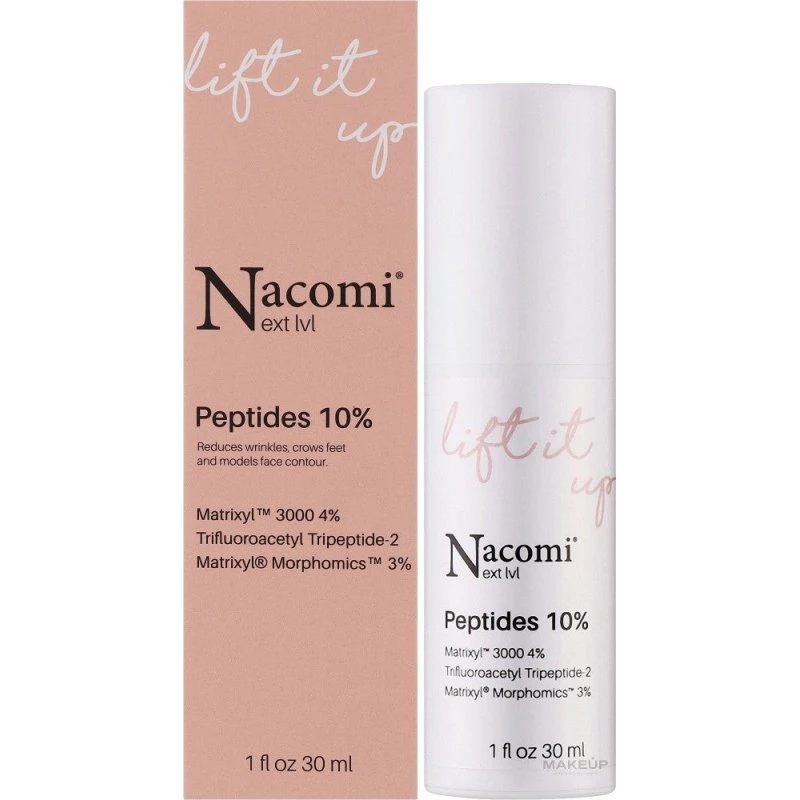 Nacomi Next Level Lift It Up løfteserum med peptider, 30 ml