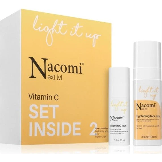 Nacomi Next Level C-vitamin Gavesæt (Serum & Tonic Lotion)