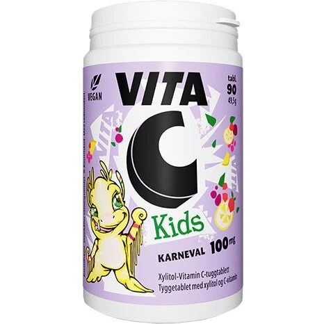 Vitabalans Vita C Kids 90 tyggetabletter