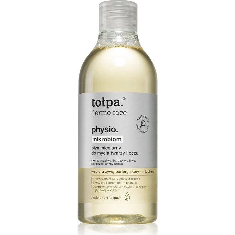 Tołpa Physio Mikrobiom Micellært Rensevand 400 ml