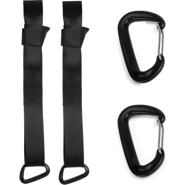 Neo-Sport Gyngemonteringsstropper, 2 stk. 150 cm, Sort