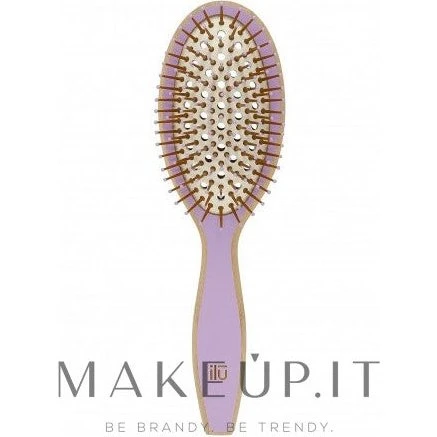 Ilu Bamboom Medium Oval Børste - Vild Lavendel