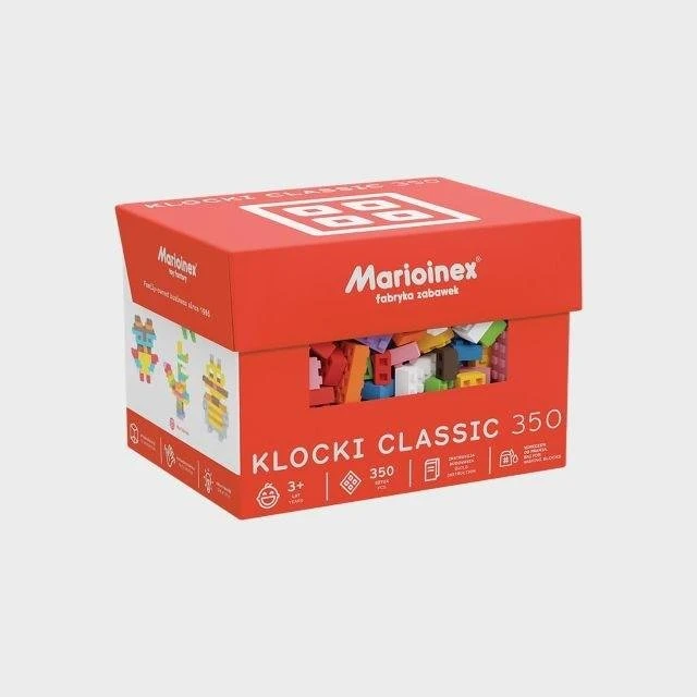 Marioinex Mini Waffle byggesæt Classic - 350 dele