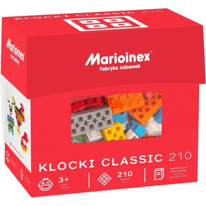 Marioinex Classic byggesten - 210 dele