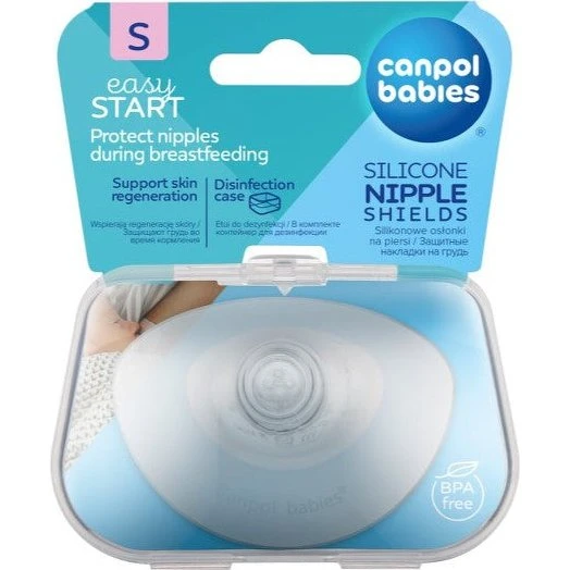 Canpol babies EasyStart nippelbeskytter str. S (2 stk.)