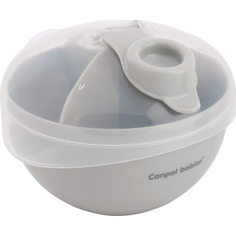 Canpol Baby Mælkepulver Dispenser - Grå, 3 x 90 ml