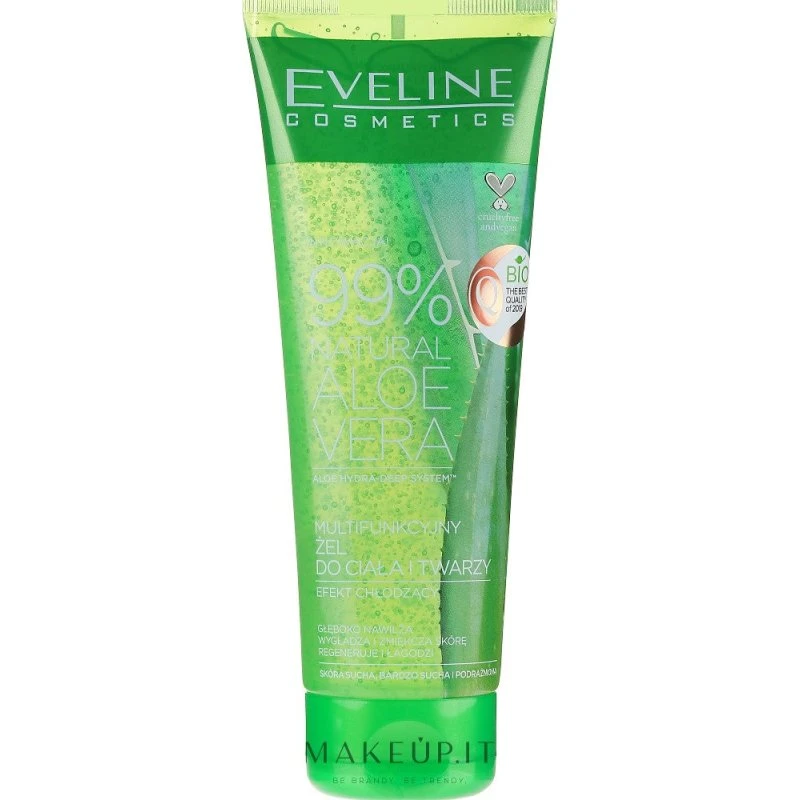 Eveline Cosmetics 99% Aloe Vera Fugtgivende Gel, 250 ml