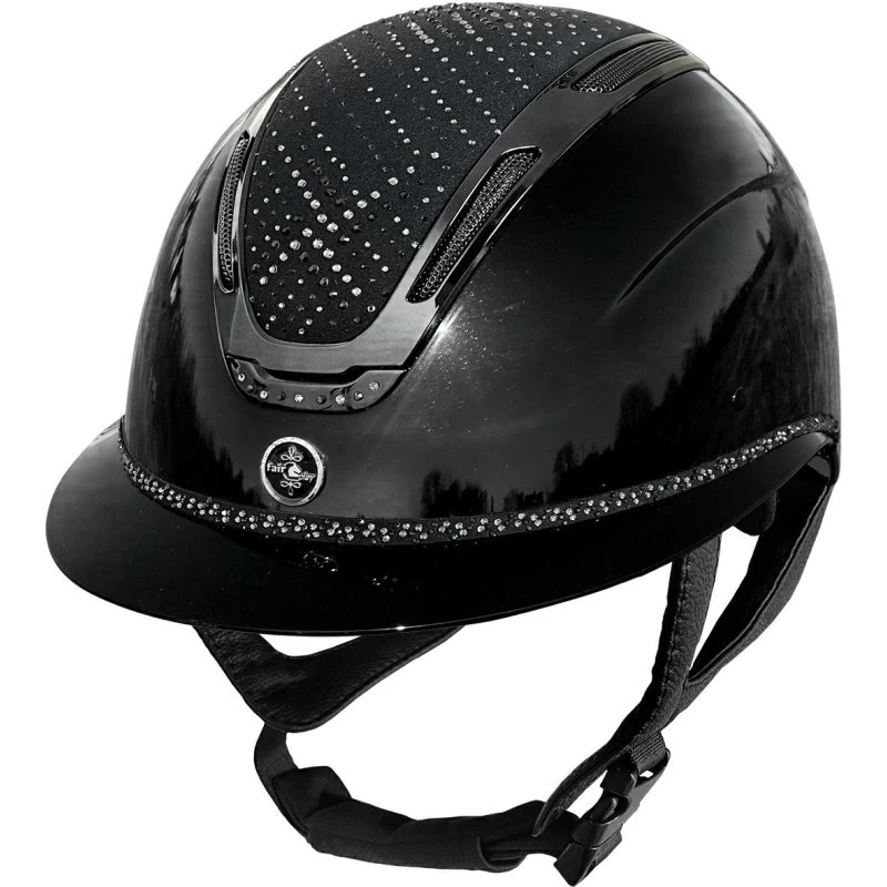 Fairplay Equileus Stellify Ridehjelm - Sort - Str 58-60