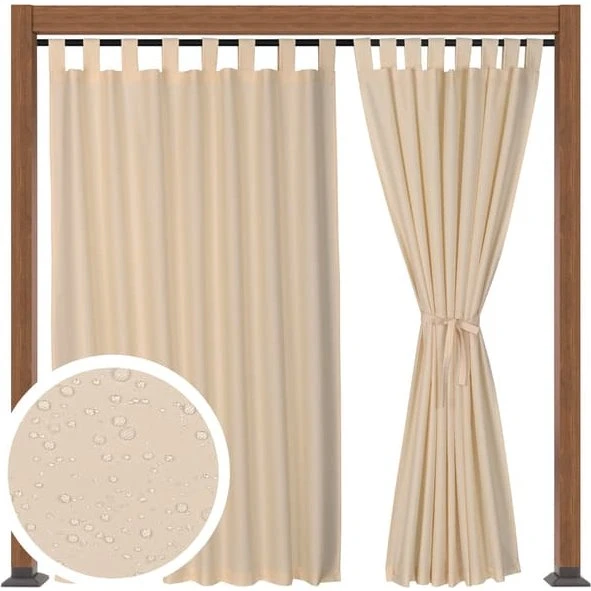 TESST Terrasse- og havegardin R 155x200 cm - Ecru