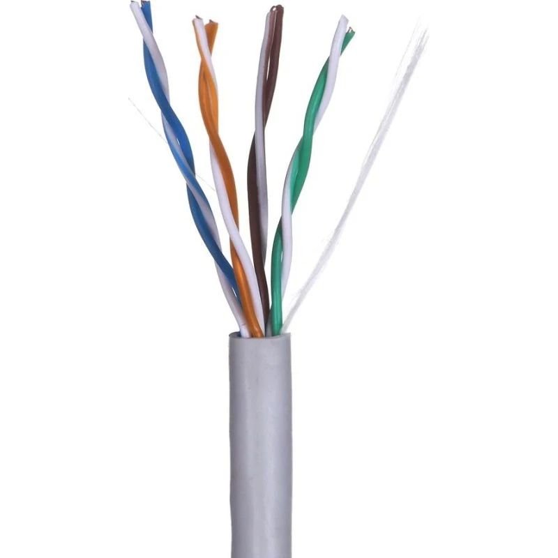 Q-LANTEC Cat5e U/UTP Netværkskabel 305 m, grå