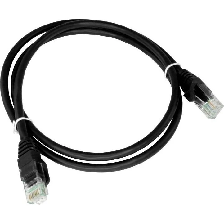 Alantec Netværkskabel Cat5e U/UTP 0,25 m - Sort