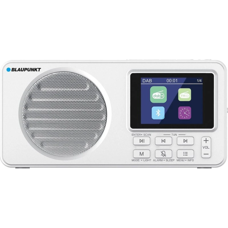 Blaupunkt DR6WH Bærbar DAB+ Radio med Bluetooth - Hvid