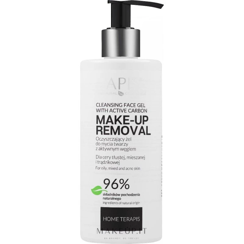 Apis Natural Cosmetics Home TerApis rensegel med aktivt kul, 300 ml