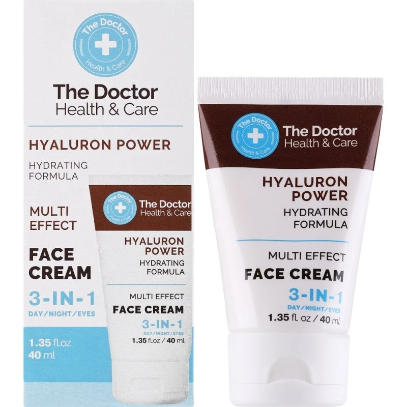 The Doctor Hyaluron Power Formula 3-i-1 Fugtgivende Creme 40 ml