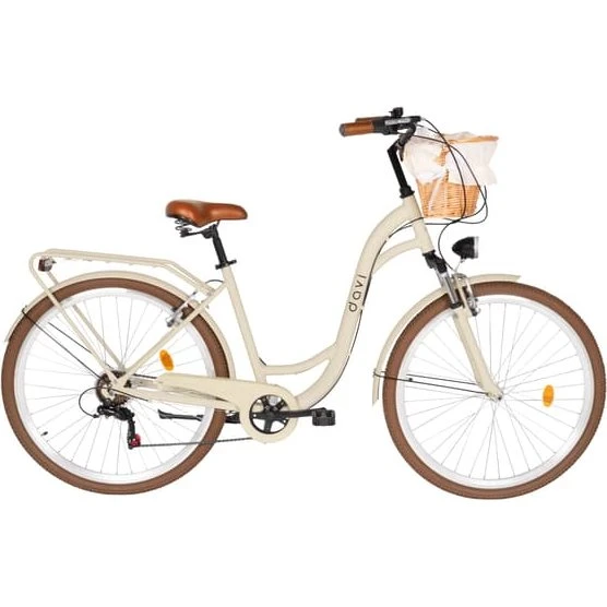 Davi Maria Damecykel, 28", 7 gear, Aluminium, Kaffe