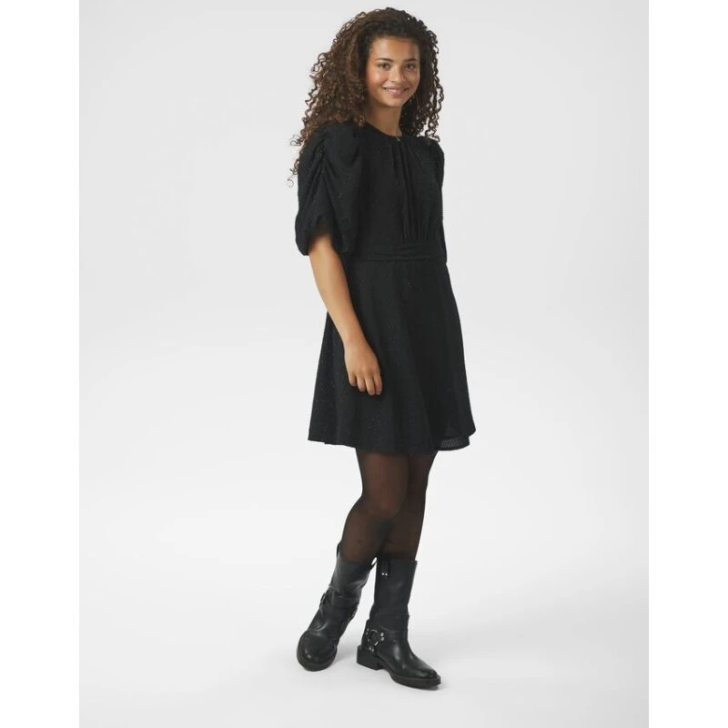 Neo Noir Tikka Glitz Dress – Sort, Lang