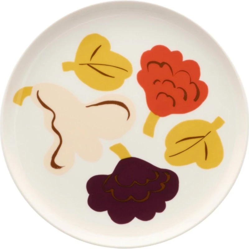 Marimekko Kukasta Kukkaan Oiva lille tallerken, 20 cm