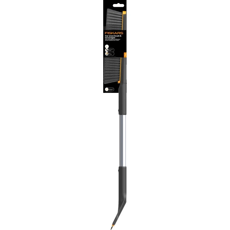 Fiskars Plus Long Car Snow Brush & Ice Scraper