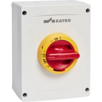 Katko Standard Lastadskiller 4 poler 32A IP66 Gul/Rød